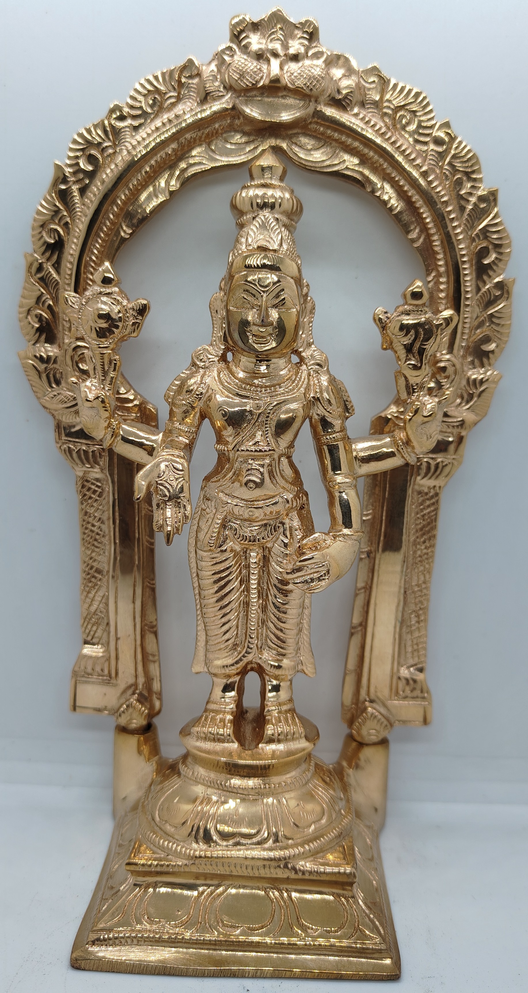 Divine Bija Vishnu | Narayana Murthi Idol With Arch 8 inches Panchalogam Mathangi Divine Mall | A story of motivation, passion and unconditional commitment