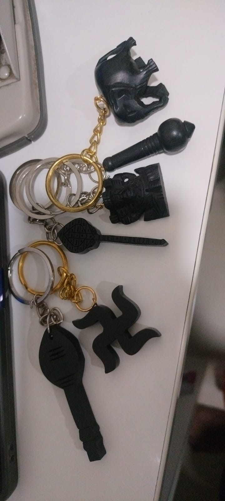 Divine Bija Karungali Keychain Id5 #6/25